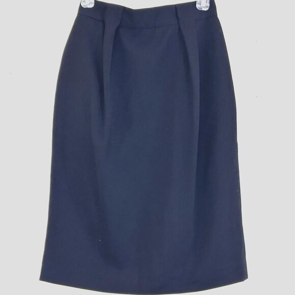 Jones New York Dresses & Skirts - Vintage Jones New York 100% Pure Wool Size 8 Blue Skirt Pencil Lined Made USA